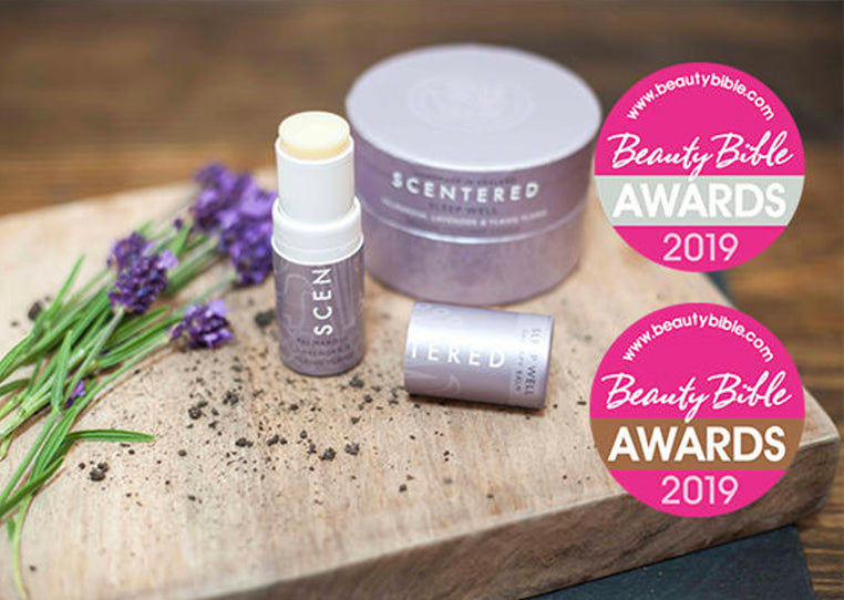 Scentered aromatherapy balm and candle 