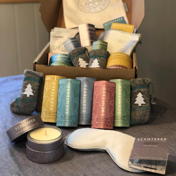 Scentered wellness gift box with 26 presents