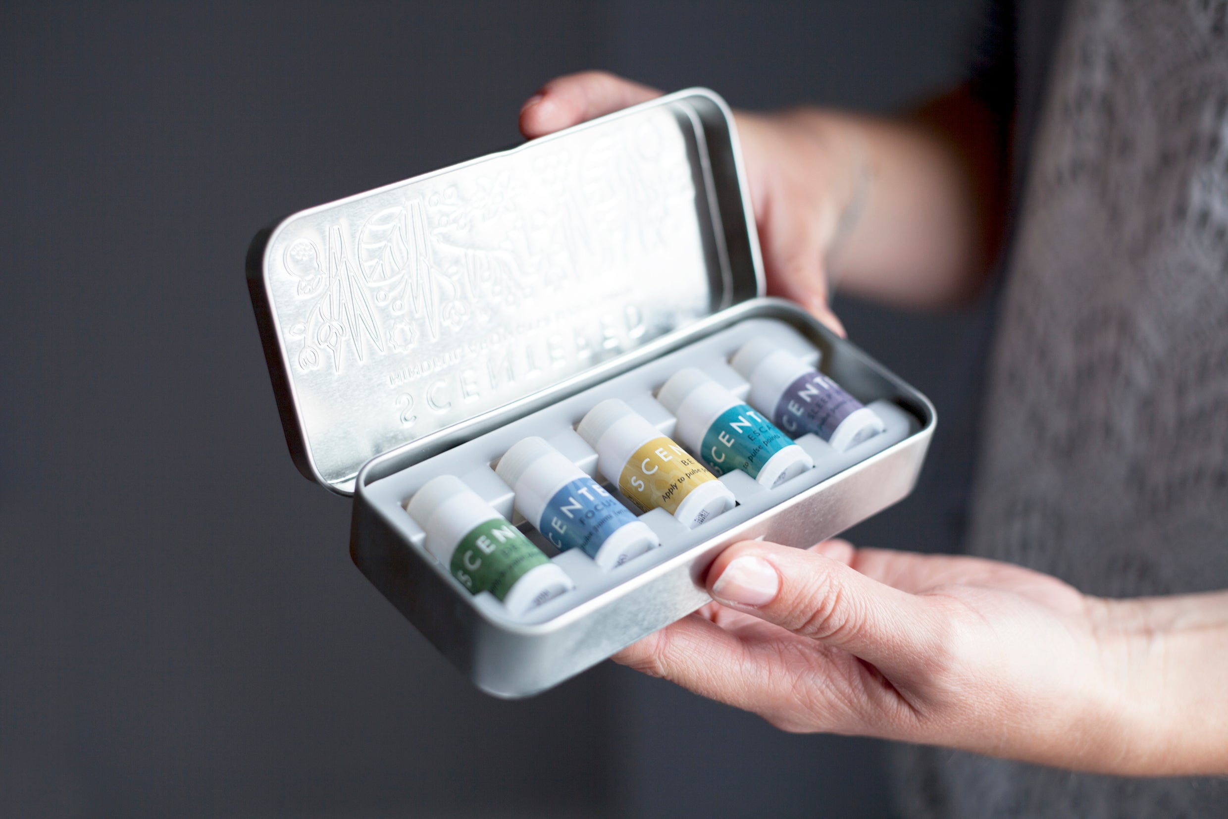 Mindful aromatherapy mini tin