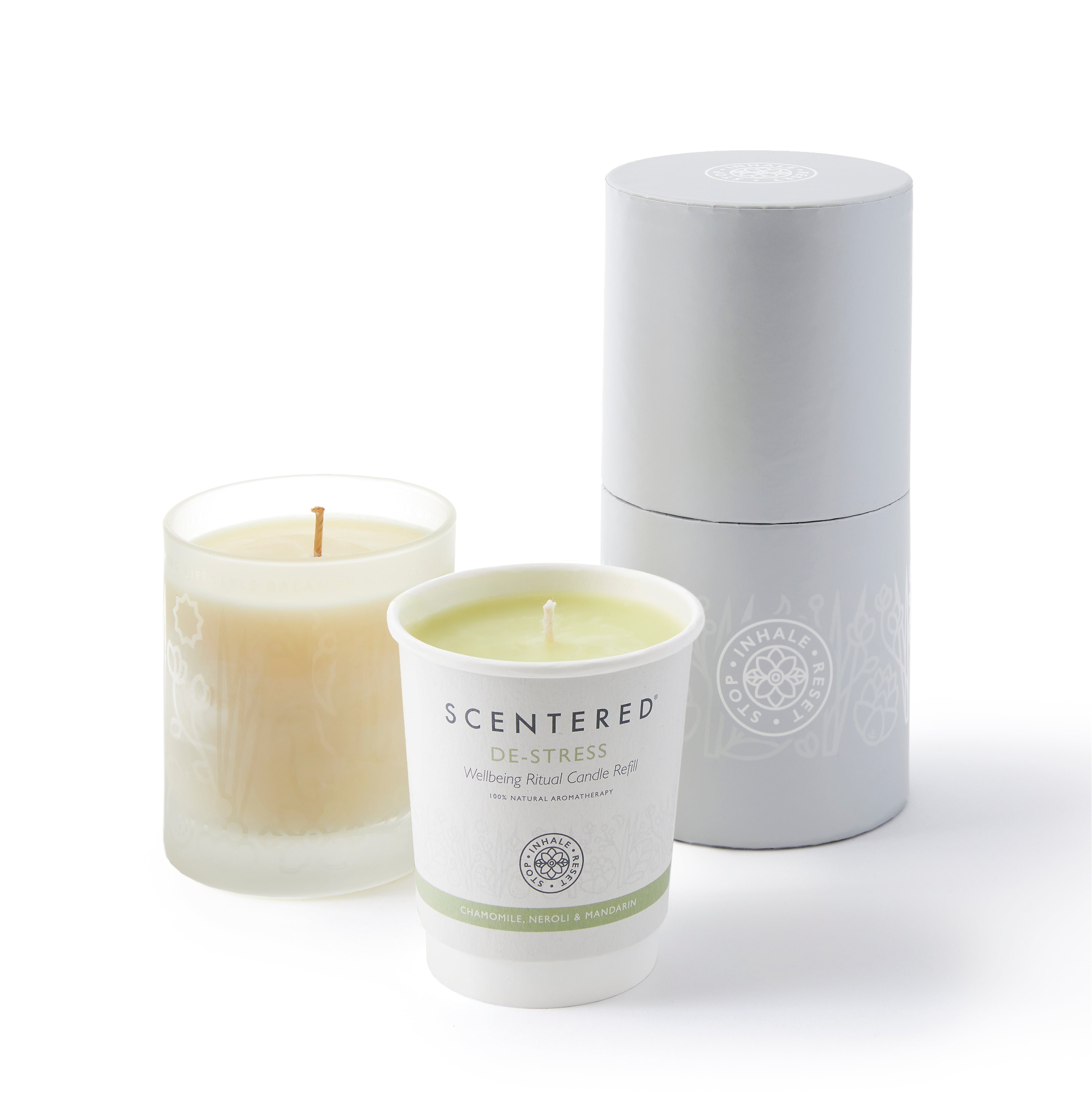 Our candles provide a long-lasting, clean burn, thanks to the high-quality essential oils.