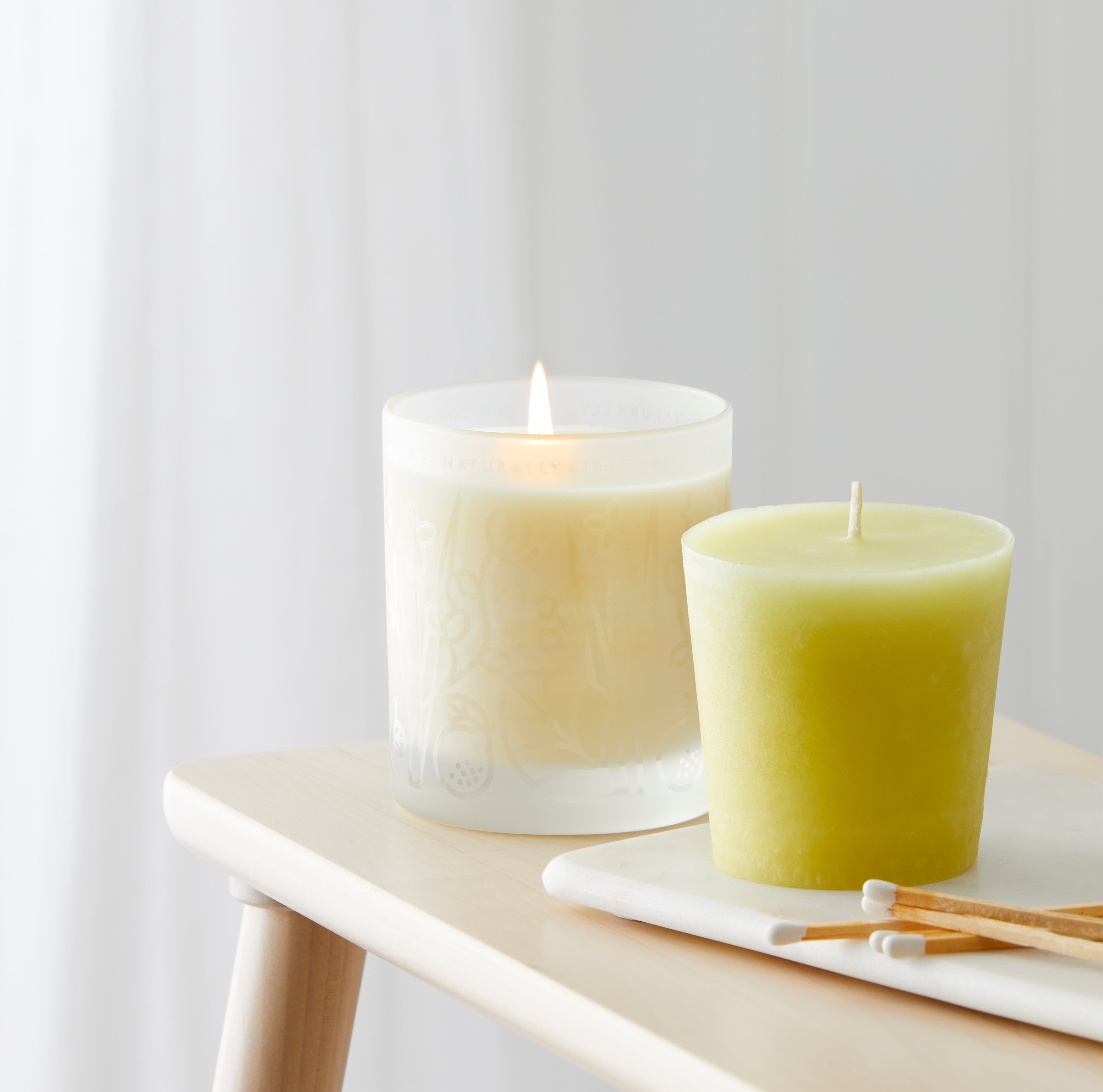 Our candles provide a long-lasting, clean burn, thanks to the high-quality essential oils.