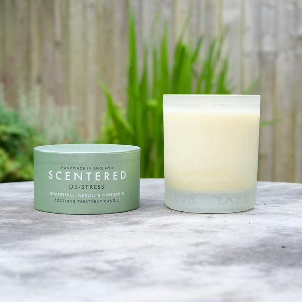 De-stress Aromatherapy Candle – Scentered