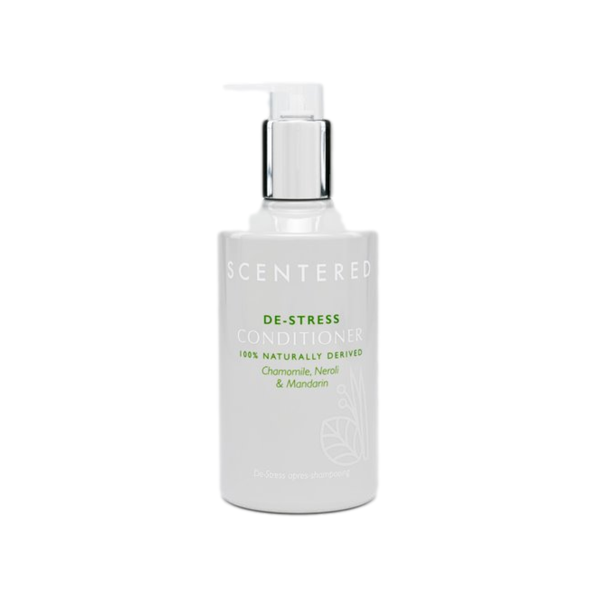 Elevate your routine with our De-stress Conditioner, blended with 100% naturally derived ingredients 